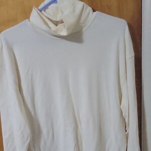 Talbots Ivory Long Sleeve Top